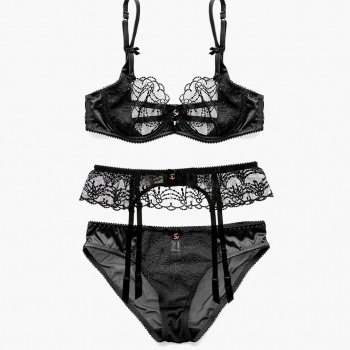 Smolder Lace Triangle Bralette